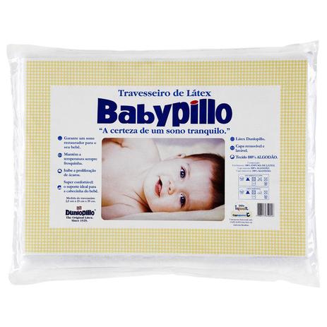 Travesseiro Infantil Ortopédico Babypillo Látex Copespuma Menor preço em Travesseiro Infantil Ortopédico Babypillo Látex Copespuma