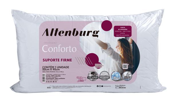Travesseiro king size suporte firme percal 180fios altenburg Menor preço em Travesseiro king size suporte firme percal 180fios altenburg