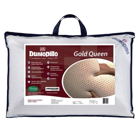 Travesseiro Latex Gold Dunlopillo Menor preço em Travesseiro Latex Gold Dunlopillo