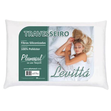 Travesseiro Levittá Fibra Siliconizada 50x70cm Poliéster 180 Fios Plumasul Menor preço em Travesseiro Levittá Fibra Siliconizada 50x70cm Poliéster 180 Fios Plumasul