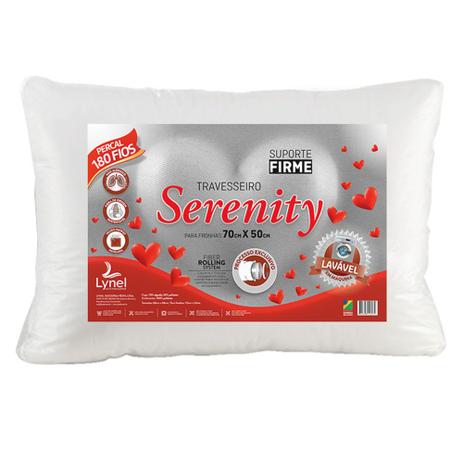 Travesseiro Lynel 50x70cm Suporte Firme Percal 180 Fios - Serenity Menor preço em Travesseiro Lynel 50x70cm Suporte Firme Percal 180 Fios - Serenity