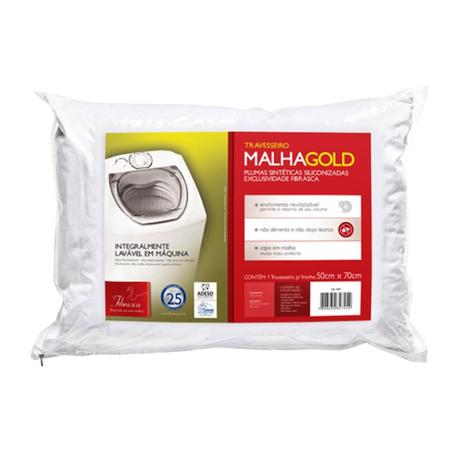 Travesseiro Malha Gold Lavável Antiácaro Fibrasca 4745 Menor preço em Travesseiro Malha Gold Lavável Antiácaro Fibrasca 4745