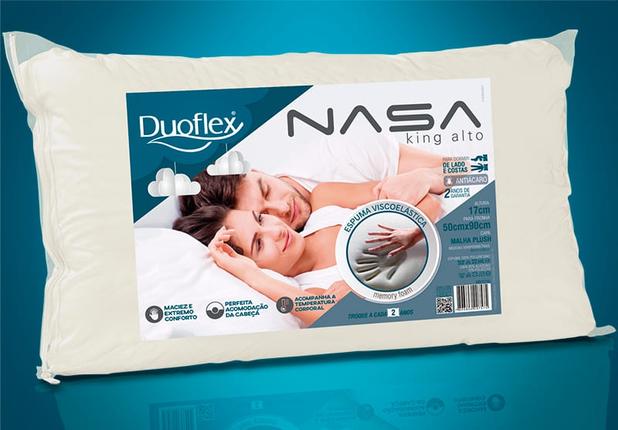 Travesseiro NASA 16 Viscoelástico - GIGANTE - Duoflex - 50 x 90 é boa?