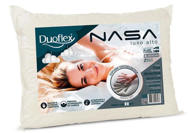 Travesseiro Nasa Alto Luxo Duoflex Nn1119 Menor preço em Travesseiro Nasa Alto Luxo Duoflex Nn1119