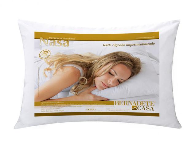 Travesseiro Nasa com Capa Impermeanilizafa em Algodao e Espuma Visco Elastico (70cm x 50cm) 01 peça - Travesseiro Nasa - Bernadete casa Menor preço em Travesseiro Nasa com Capa Impermeanilizafa em Algodao e Espuma Visco Elastico (70cm x 50cm) 01 peça - Travesseiro Nasa - Bernadete casa