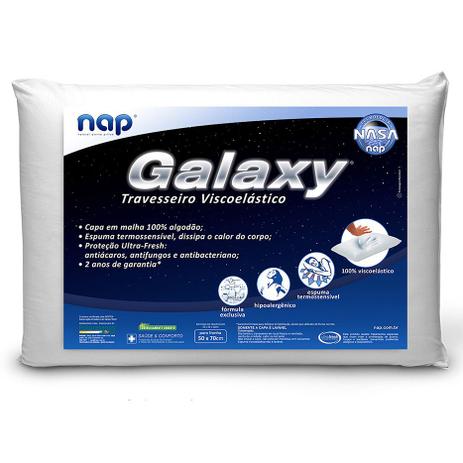Travesseiro Nasa Nap Galaxy Viscoelástico Menor preço em Travesseiro Nasa Nap Galaxy Viscoelástico