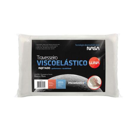 Travesseiro Nasa Viscoelástico Luna Fibrasca para Dormir 4805 Menor preço em Travesseiro Nasa Viscoelástico Luna Fibrasca para Dormir 4805