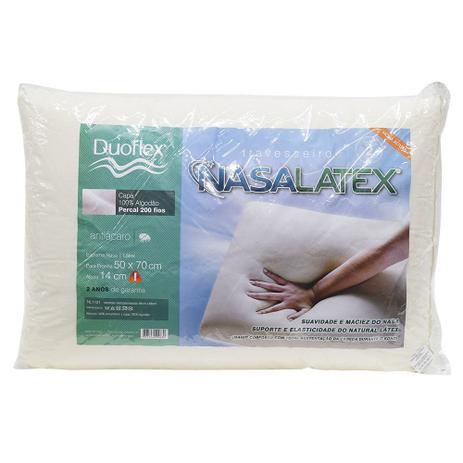Travesseiro Nasalatex 14cm - Duoflex Menor preço em Travesseiro Nasalatex 14cm - Duoflex