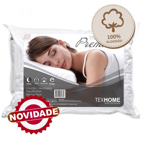 Travesseiro Naturale Algodão 50cm x 70cm com Fibra Siliconizada - Texhome é boa?