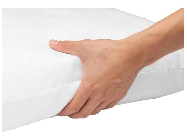Travesseiro Ortobom de Cabeça 10cm de Altura Macio Poliéster Nápoles
