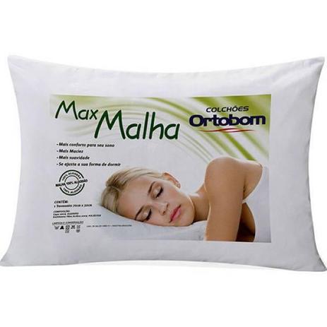 Travesseiro Ortobom Fibra Siliconda Max Malha 50 x 70 Menor preço em Travesseiro Ortobom Fibra Siliconda Max Malha 50 x 70
