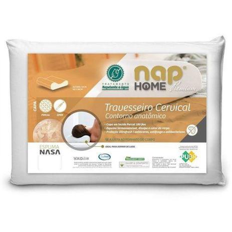 Travesseiro Ortopedico Cervical Nasa Premium Nap Home Capa Impermeável é boa?