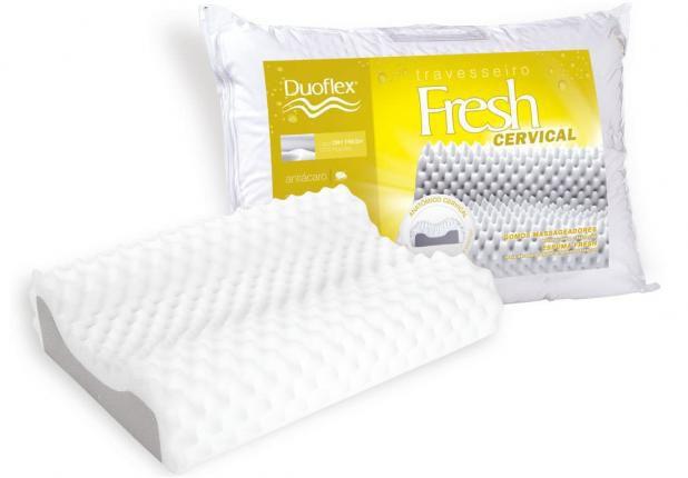 Travesseiro Ortopédico Duoflex Fresh Cervical AT2100 50X70 Menor preço em Travesseiro Ortopédico Duoflex Fresh Cervical AT2100 50X70