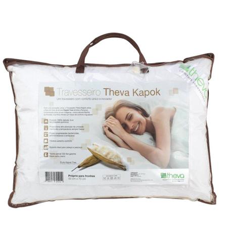 Travesseiro Ortopédico Theva Kapok 50x70cm Copespuma com Fibra 100% Natural Menor preço em Travesseiro Ortopédico Theva Kapok 50x70cm Copespuma com Fibra 100% Natural