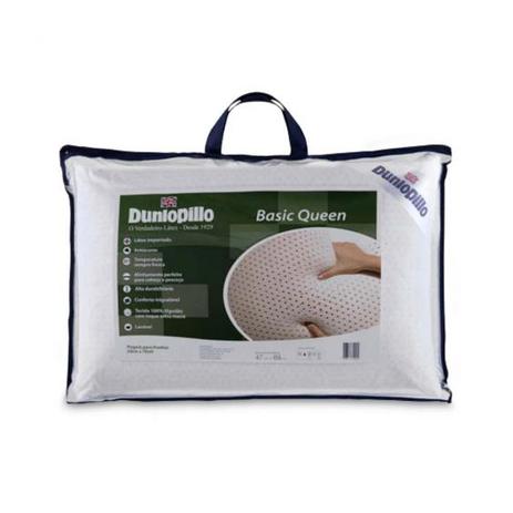 Travesseiro Padrão Látex Basic Queen - Dunlopillo Menor preço em Travesseiro Padrão Látex Basic Queen - Dunlopillo