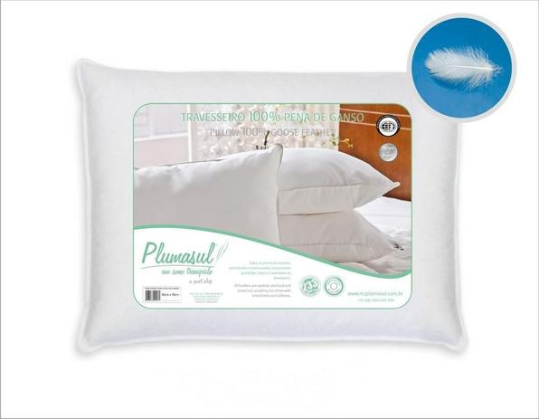 Travesseiro Pena de Ganso 50x70 Branco - Plumasul é ruim? Travesseiro Pena de Ganso 50x70 Branco - Plumasul é boa?