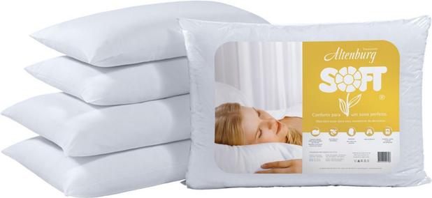 Travesseiro Soft Altenburg Branco 50x70cm Menor preço em Travesseiro Soft Altenburg Branco 50x70cm