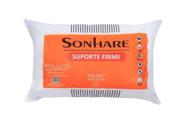 Travesseiro Sonhare Suporte Firme 50x70 - Sultan Menor preço em Travesseiro Sonhare Suporte Firme 50x70 - Sultan