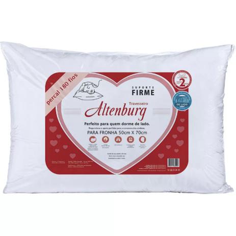 Travesseiro Suporte Firme 50x70cm - Altenburg Menor preço em Travesseiro Suporte Firme 50x70cm - Altenburg