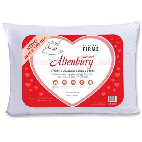 Travesseiro Suporte Firme Altenburg 50x70 Percal 180 fios é boa?