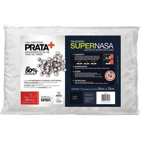 Travesseiro Viscoelástico Fibrasca Supernasa - Íons de Prata 50x70cm - Fibrasca Menor preço em Travesseiro Viscoelástico Fibrasca Supernasa - Íons de Prata 50x70cm - Fibrasca