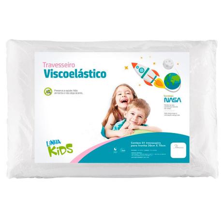 Travesseiro Viscoelástico Nasa Fibrasca Antiácaro Capa Lavável Infantil Z5101 Menor preço em Travesseiro Viscoelástico Nasa Fibrasca Antiácaro Capa Lavável Infantil Z5101