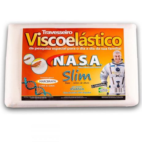 Travesseiro Viscoelástico Slim Nasa Marcbrayn Menor preço em Travesseiro Viscoelástico Slim Nasa Marcbrayn