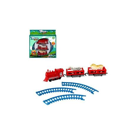 Trem eletrico ferrorama infantil trenzinho completo com animais de estimação trilhos a pilha - Gimp Menor preço em Trem eletrico ferrorama infantil trenzinho completo com animais de estimação trilhos a pilha - Gimp