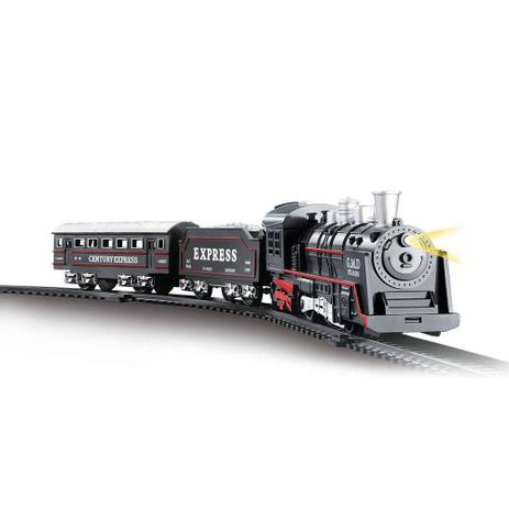 Trem Locomotiva Pista com Luz e Som - Ref. DMT5374 - Dm brasil Menor preço em Trem Locomotiva Pista com Luz e Som - Ref. DMT5374 - Dm brasil