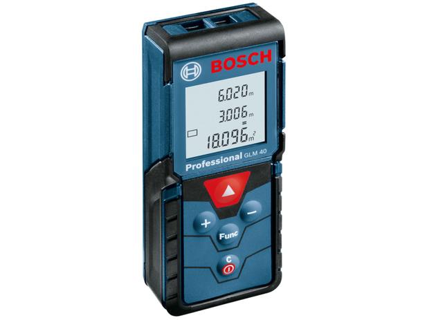 Trena a Laser Bosch 40m GLM 40 Professional - com Bolsa Protetora
