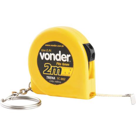 Trena aço 5mx19mm curta com trena chaveiro 2m tcv2005 - Vonder Menor preço em Trena aço 5mx19mm curta com trena chaveiro 2m tcv2005 - Vonder