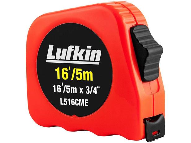 Trena Analógica 5m Lufkin - L516CME Menor preço em Trena Analógica 5m Lufkin - L516CME