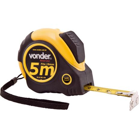 Trena Auto Trava 8,0 m x 25,0 mm - Vonder Menor preço em Trena Auto Trava 8,0 m x 25,0 mm - Vonder