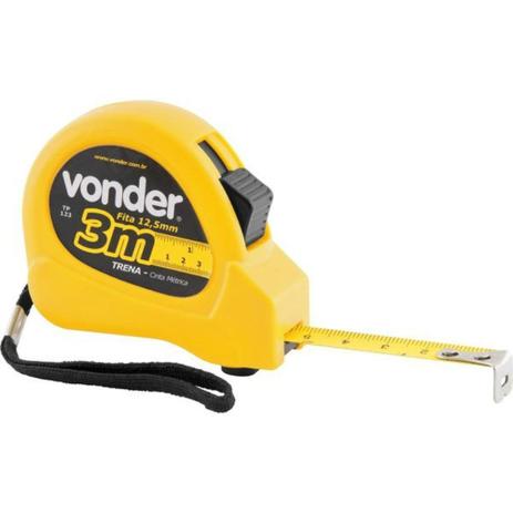 Trena de aco 3m x 12,5mm - Vonder Menor preço em Trena de aco 3m x 12,5mm - Vonder