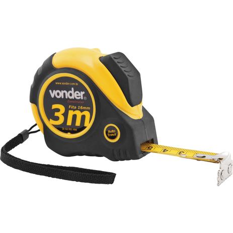 Trena de aço 3mx16mm auto travante modelo vonder construtor Menor preço em Trena de aço 3mx16mm auto travante modelo vonder construtor