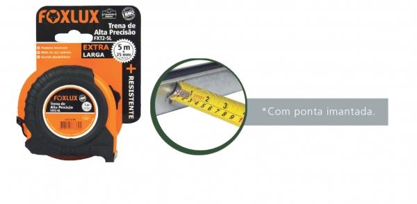 Trena de Alta Precisão Fx T2-10 10M X 25MM 23.09 - FOXLUX Menor preço em Trena de Alta Precisão Fx T2-10 10M X 25MM 23.09 - FOXLUX