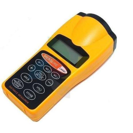Trena Digital Ultrasonica P/18 Mts Com Mira LASER - Ebai brasil Menor preço em Trena Digital Ultrasonica P/18 Mts Com Mira LASER - Ebai brasil