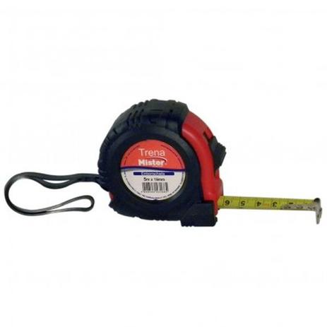 Trena Emborrachada 10m X 25mm Profissional Mister Menor preço em Trena Emborrachada 10m X 25mm Profissional Mister