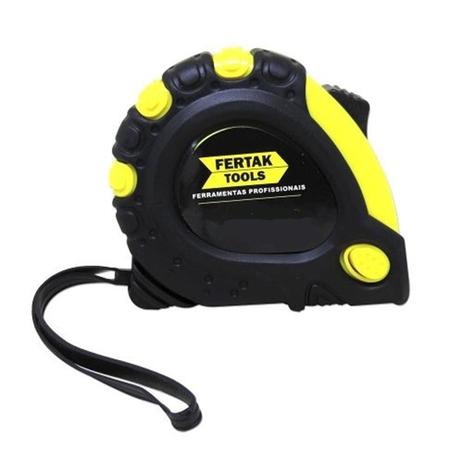 Trena emborrachada 10mt x 25mm - fertak Menor preço em Trena emborrachada 10mt x 25mm - fertak