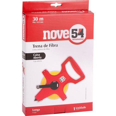 Trena longa de fibra, caixa aberta, com 30 m, NOVE54 Menor preço em Trena longa de fibra, caixa aberta, com 30 m, NOVE54