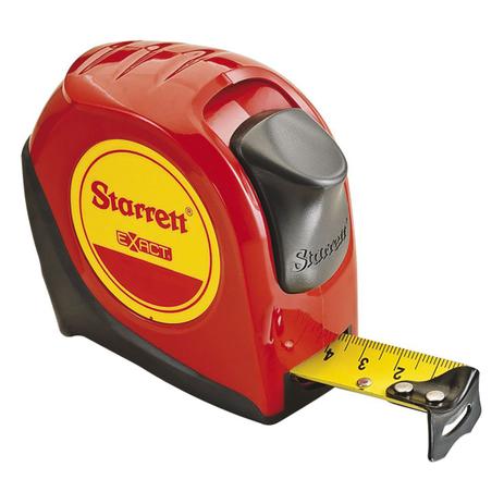 Trena Manual com Base Emborrachada 8m x 25mm Starrett Menor preço em Trena Manual com Base Emborrachada 8m x 25mm Starrett