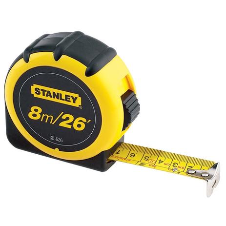 Trena Manual com Trava 8 Metros Global Plus Stanley Menor preço em Trena Manual com Trava 8 Metros Global Plus Stanley