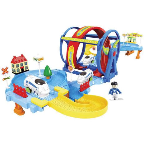 Trenzinho Looping Cenário temático Playset Braskit Menor preço em Trenzinho Looping Cenário temático Playset Braskit