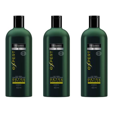 Tresemme Detox Shampoo 400ml (Kit C/03) Menor preço em Tresemme Detox Shampoo 400ml (Kit C/03)