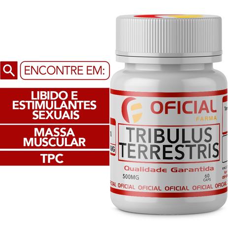 Tribulus Terrestris 500Mg 60 Cápsulas (40 saponinas) - Oficialfarma Menor preço em Tribulus Terrestris 500Mg 60 Cápsulas (40 saponinas) - Oficialfarma