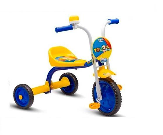 Triciclo aluminio you 3 boy azul com amarelo - Dalannio é boa?