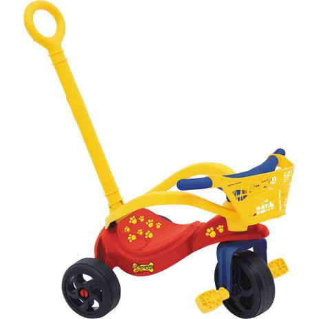 Triciclo com Empurrador. Proteção e Cestinha Cachorrinho 0749.6 Xalingo Menor preço em Triciclo com Empurrador. Proteção e Cestinha Cachorrinho 0749.6 Xalingo