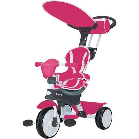 Triciclo Comfort Ride 3x1 Top Rosa - Xalingo Menor preço em Triciclo Comfort Ride 3x1 Top Rosa - Xalingo