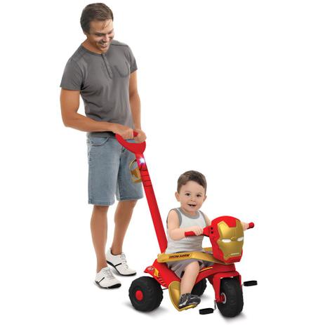 Triciclo de Passeio - Velocípede - Disney - Marvel - Iron-Man - Bandeirante Menor preço em Triciclo de Passeio - Velocípede - Disney - Marvel - Iron-Man - Bandeirante