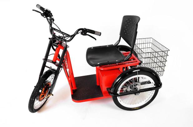 Triciclo Elétrico 800W Scooter Brasil Com Suspensão Independente e Ré - Vermelho Menor preço em Triciclo Elétrico 800W Scooter Brasil Com Suspensão Independente e Ré - Vermelho